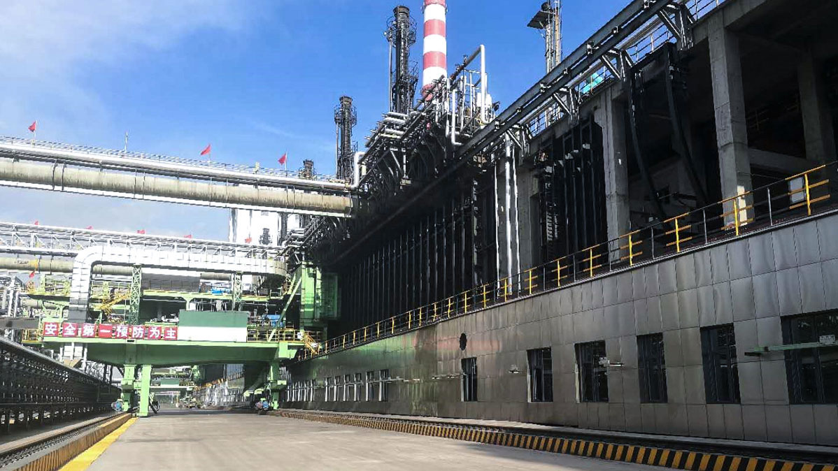 宏升機械公司為山東恒信高科能源有限公司制作焦爐護爐設備